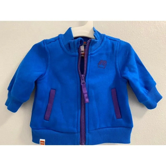 NEWBORN LEGO X TARGET - TRACK JACKET - BLUE AND PURPLE - NEW WITH TAGS - Picture 1 of 7